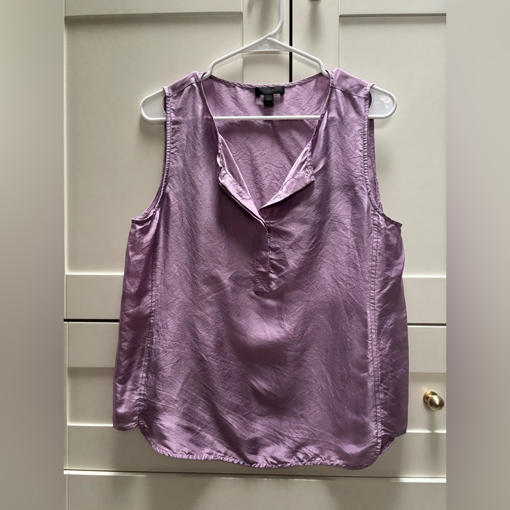 100% Silk Sleeveless Women's Top